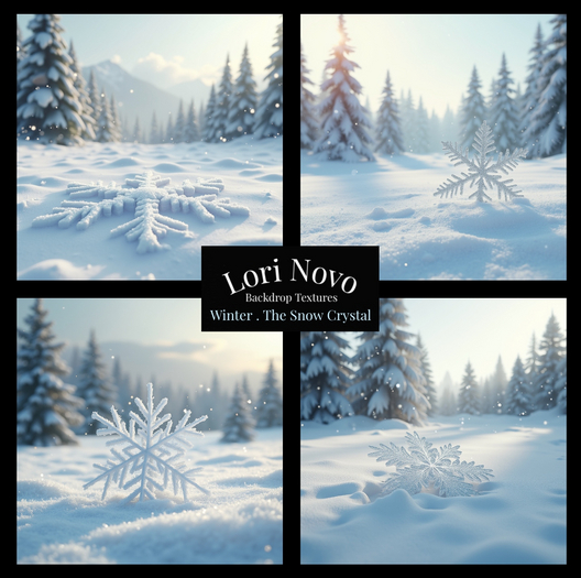 LORI NOVO . Winter . The Snow Crystal