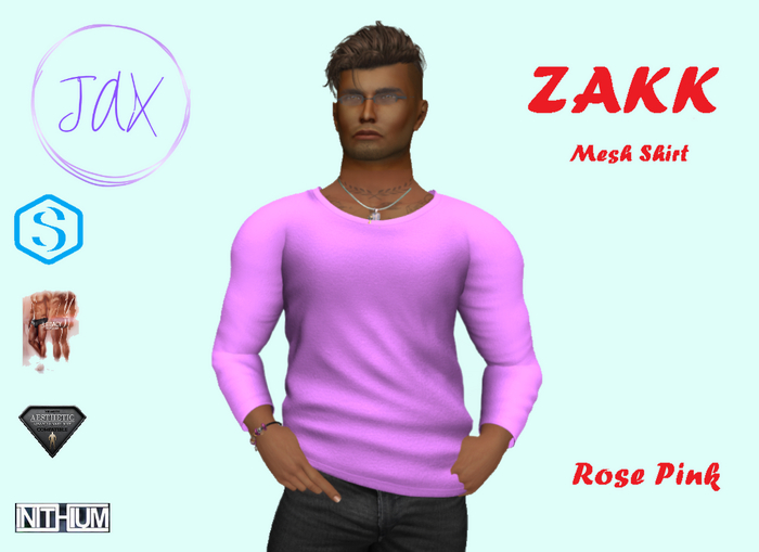*JAX* ZAKK SHIRT - LEGACY - ROSE PINK
