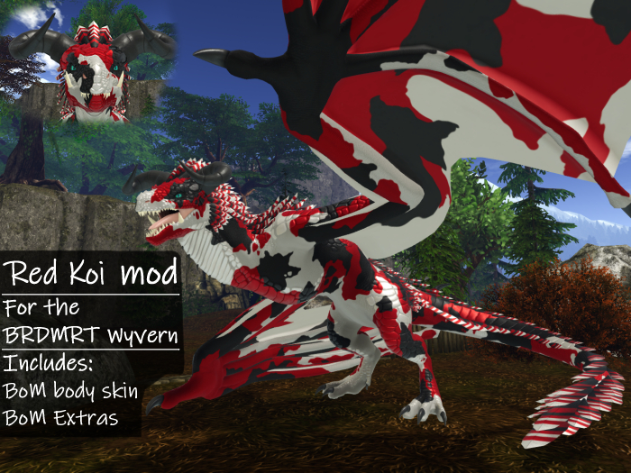 +CC+ BRDMRT Red koi wyvern mod