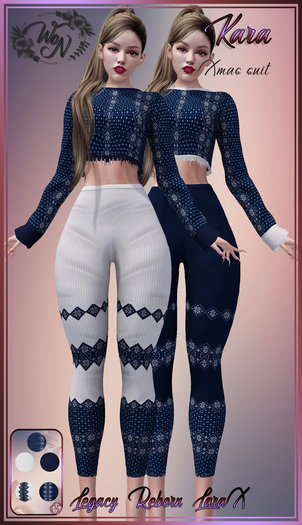 .:WoN:.Xmas suit Kara blue