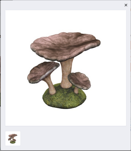 Raindale - Willownut mushroom seat (brown)