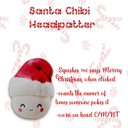 Glampire - Santa chibi headpatter
