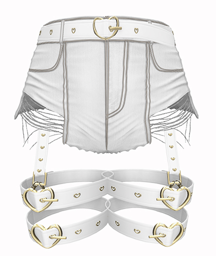 *CK* Promiser shorts WHITE