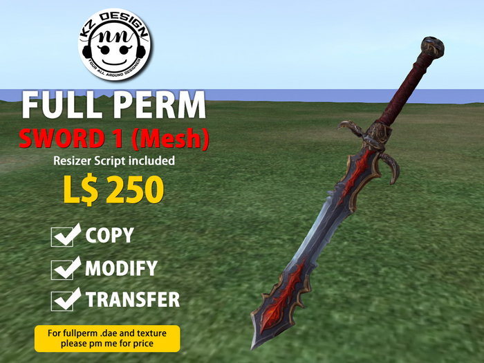(Boxed) Fullperm KZ Sword 1