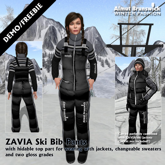 Almut Brunswick ZAVIA bib pants DEMO/FREEBIE