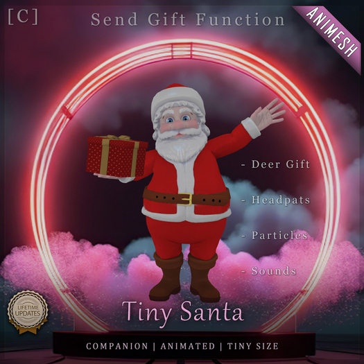 [C] Animesh Follower - Tiny Santa Claus (Wear)