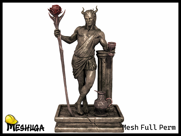 Meshuga Blood Demon Statue FULL PERM MESH