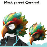 (AL) Mask parrot Carnival
