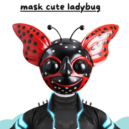 (AL) mask cute ladybug