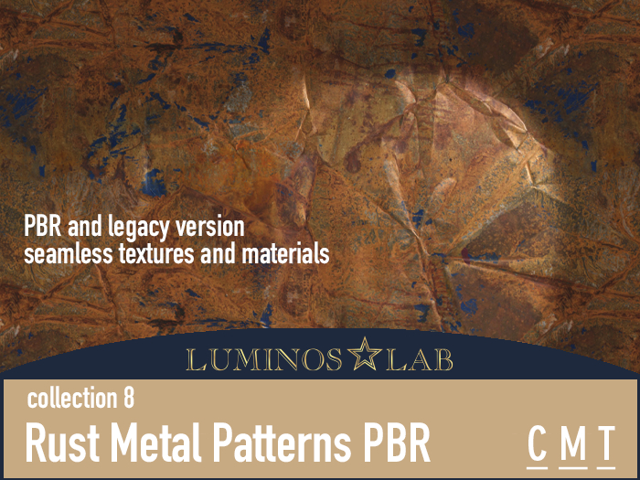 LL Rust Metal Pattern PBR (collection 8) Full Perm