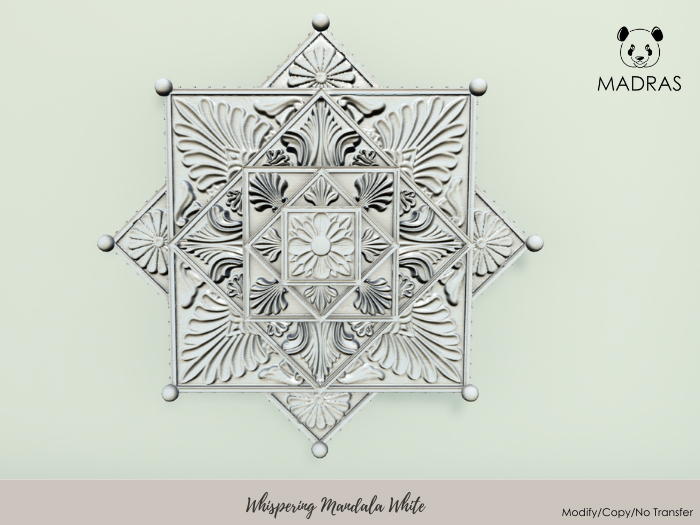 MADRAS Whispering Mandala White