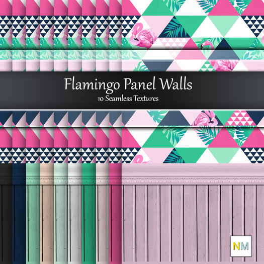 Flamingo Panel Walls 10 Wallpaper