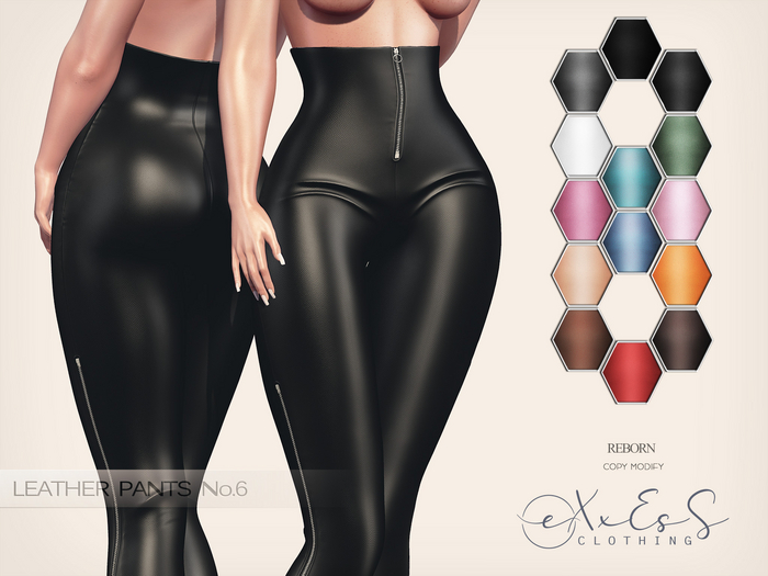 eXxEsS : Leather Pants 6 ║Reborn║