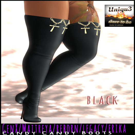 Uni-qu3 / Candy Candy - Black   