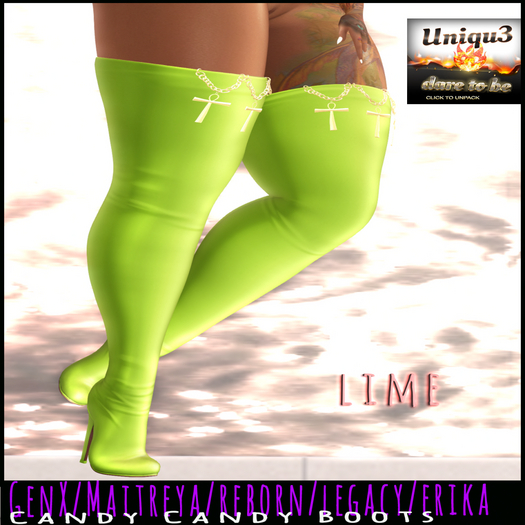 Uni-qu3 / Candy Candy - Lime  