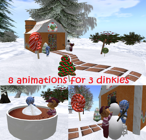 Dinkie Gingerbread Candy Shed 