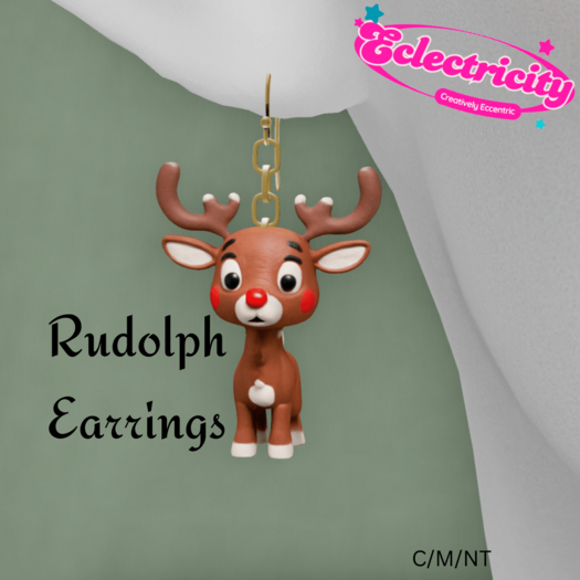 Rudolph Earrings