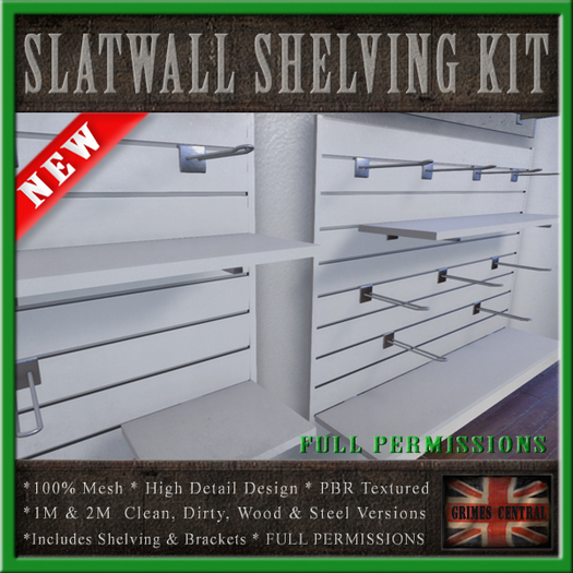 Store Shelves Shelving Kit FULL PERMISSIONS