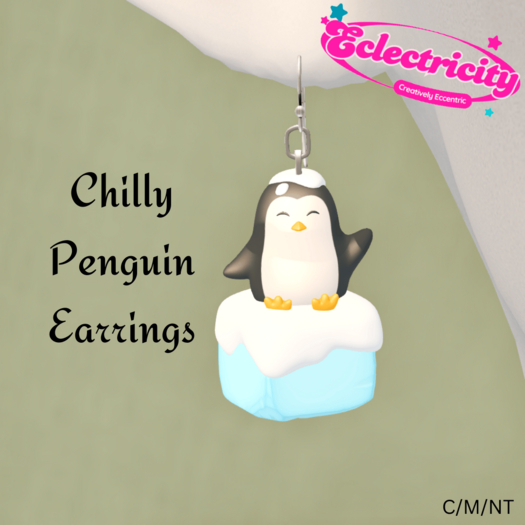 Chilly Penguin Earrings