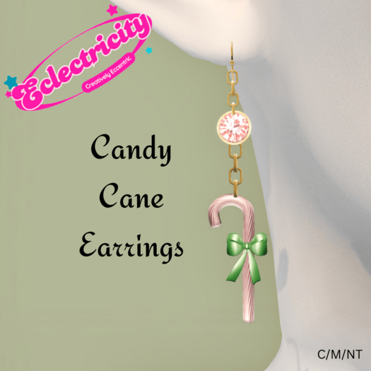 Candy Cane Earrings