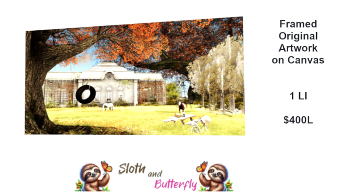 Silent Melody Autumn_ Canvas Mounted Artwork