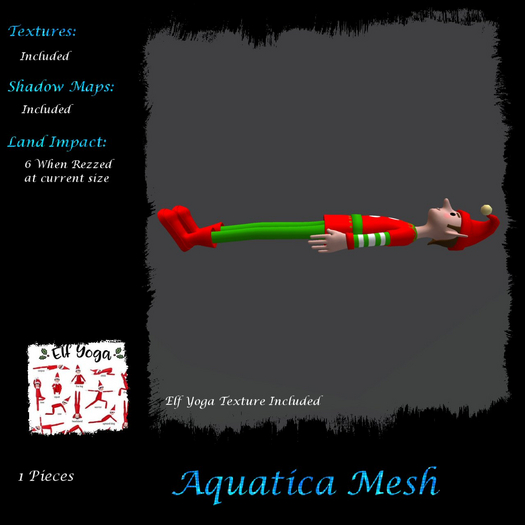 Aquatica Mesh - AM026085 Elf Yoga - Corpse
