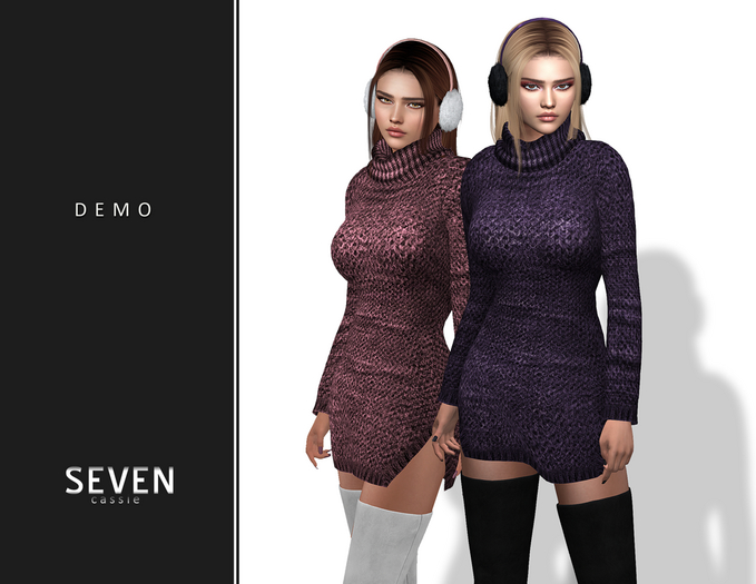 SEVEN - CASSIE mesh SWEATER (demo)