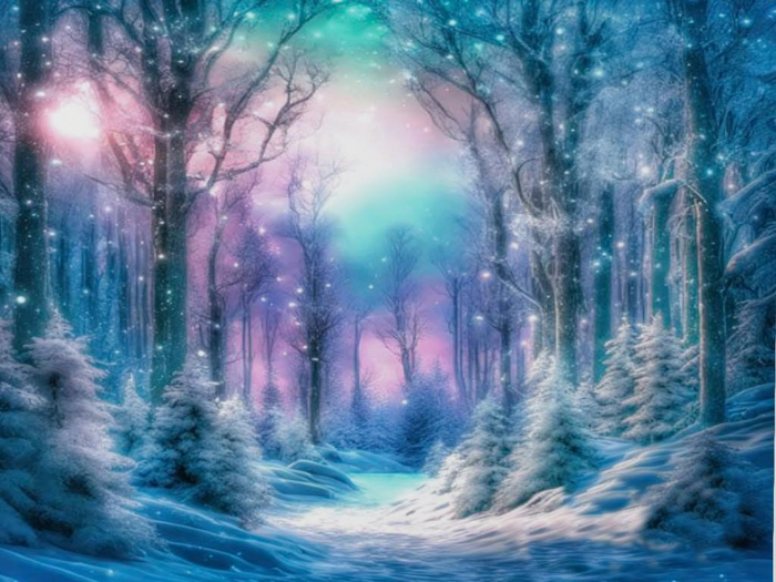Magical Winter Forest
