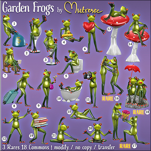 3. Mutresse-Garden Frogs