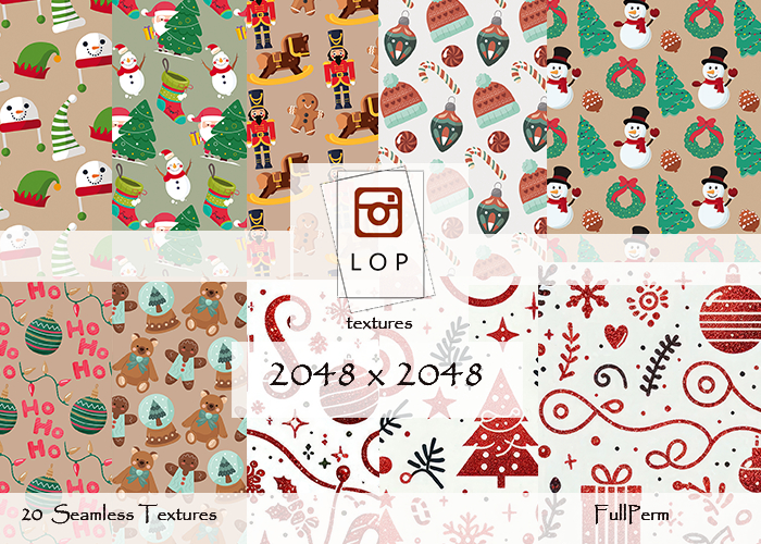 Full Perm - Christmas Textures v3