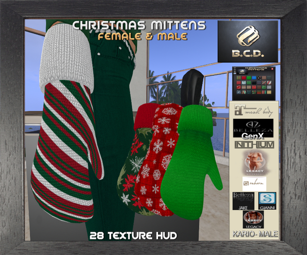 BCD Christmas Mittens DEMO