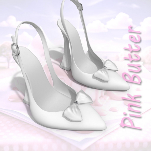 White Bow Heels LEGACY