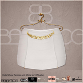 Baiastice_Alama Leather Skirt-White