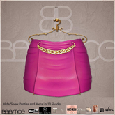Baiastice_Alama Leather Skirt-Fuchsia