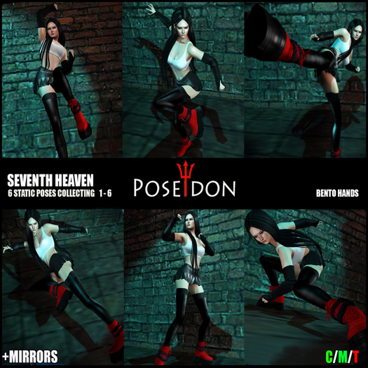 Seventh Heaven Poses #1-6 BENTO