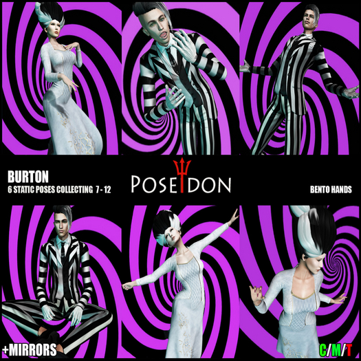 Burton Poses #1-6 BENTO