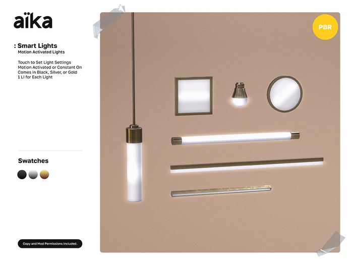 aika - Smart Lights - Black (add)