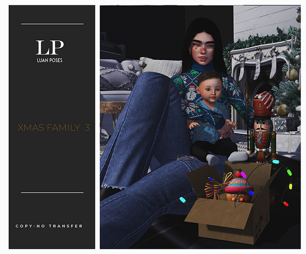 Luan Poses Xmas Family 3