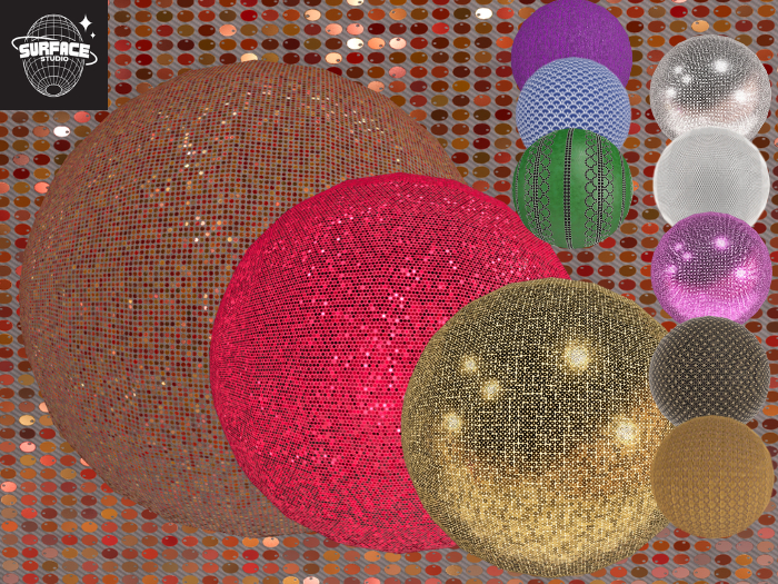 PBR Sequin Bling Fabric