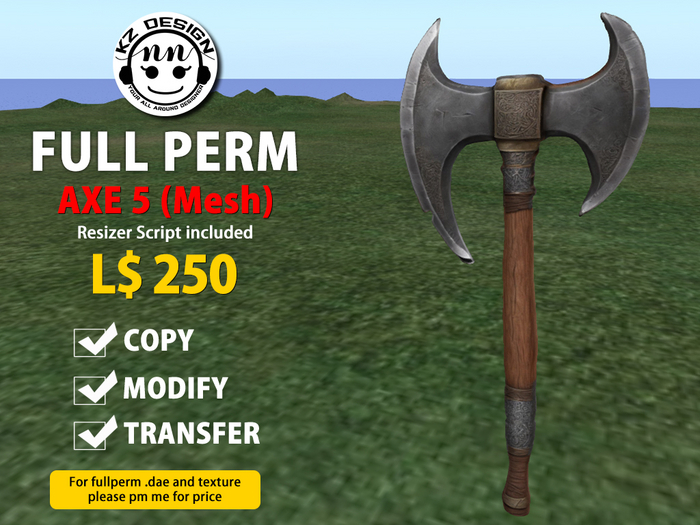 (Boxed) Fullperm KZ Axe 5