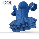 Blue Bellena Dress Reborn Waifu