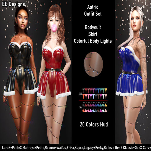 ::.EE.:: Xmas Outfit Set *Astrid Latex*