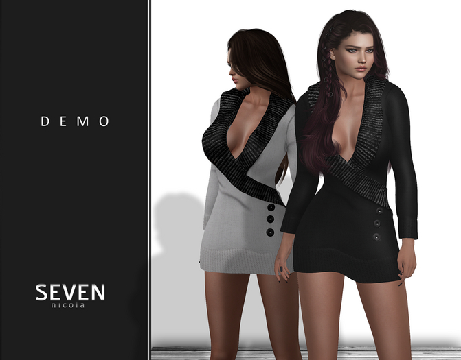 SEVEN - NICOLA mesh DRESS (demo)