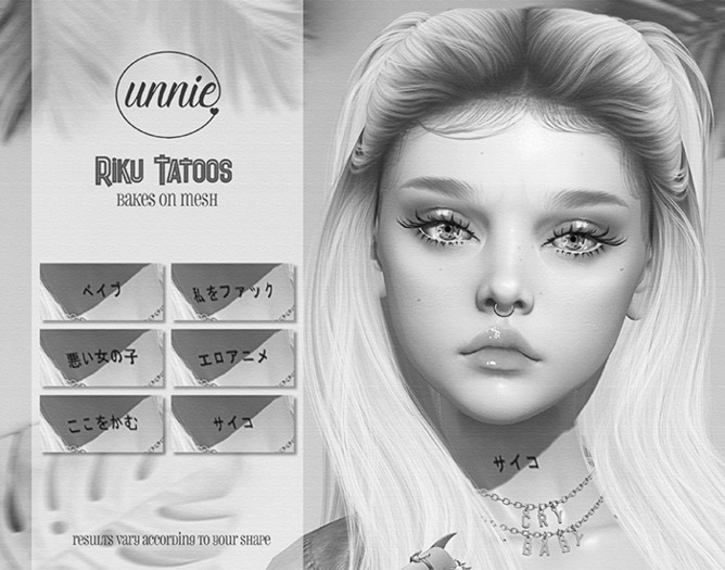 Unnie - Riku Tattoos [demo]