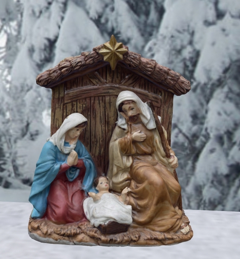 @MA@  Christmas Nativity Figurine