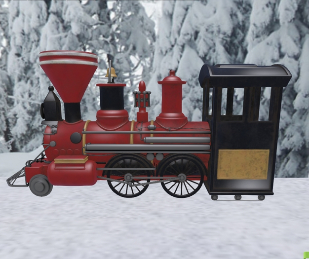 @MA@  Christmas Toy Train - decor