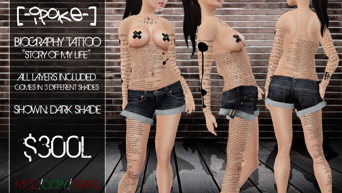 [-iPoke-] Biography Tattoo 