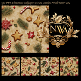 5pc PBR Christmas wallpaper texture seamless *Full Perm* 004