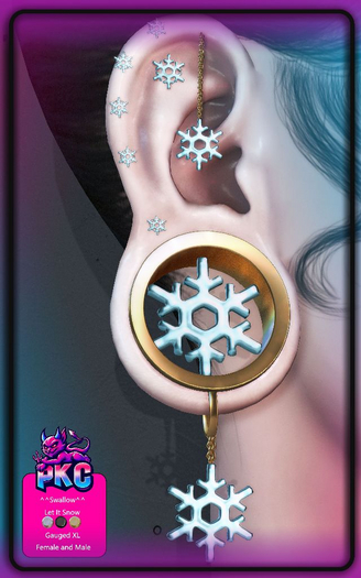 *PKC* ^^Swallow^^ Gauged XL - Let it Snow