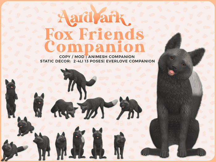 Aardvark : Fox Friends - Silver 
